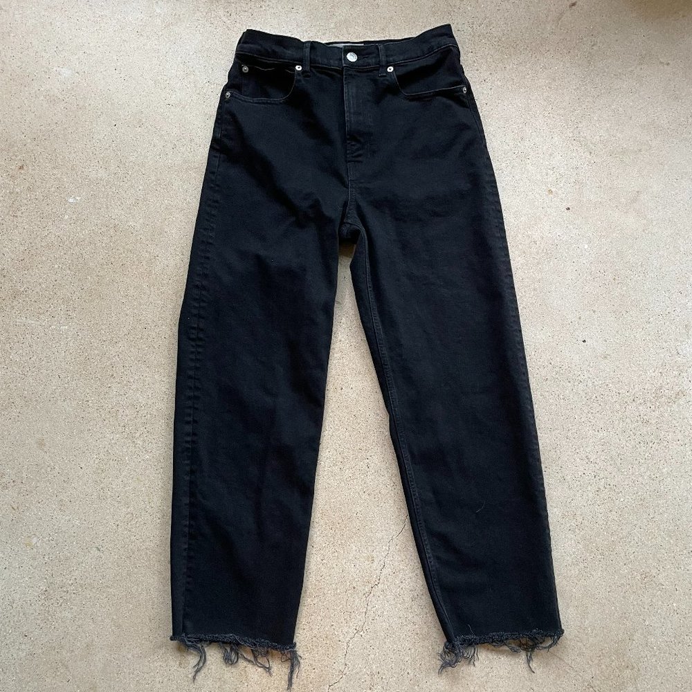 Everlane Way High Jean in Coal